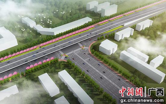 立体交通赋能未来 贵港金港大道同济立交桥匝道通车背后的城市基建跃迁